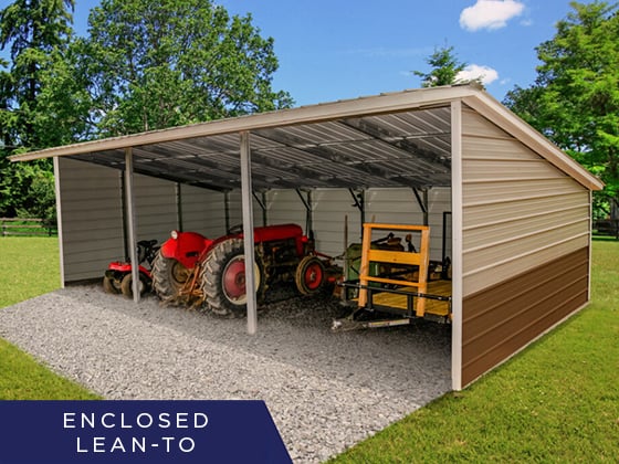 small lean to carport